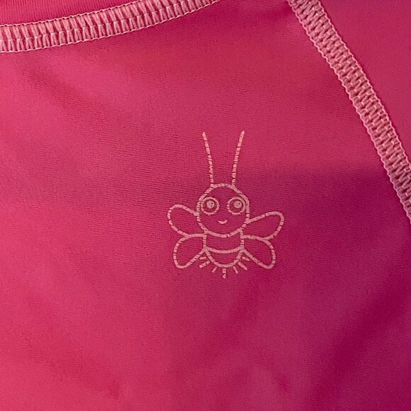 Girls, Toddler, I-Play, Pink, Short-Sleeve, Sun-Protection, Swim Shirt. Size 3T. - Picture 4 of 5